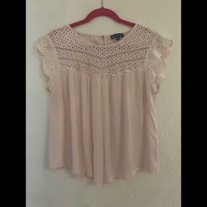 Democracy light pink top